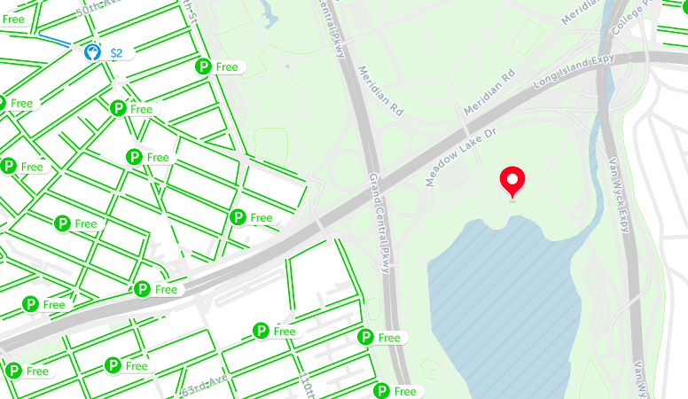 flushing meadows corona park parking map nyc