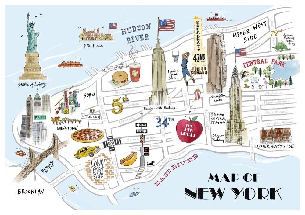 Mapa Turistico De New York