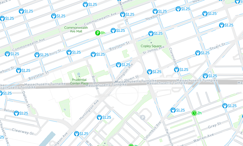 Boston Parking Map 