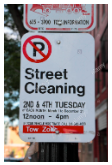 spot angels street cleaning parking sign