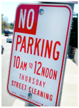 spot angels la street cleaning sign