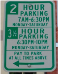 limited hour parking dc spot angels