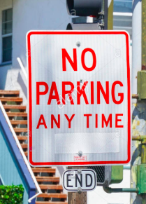 no parking anytime sign san diego spot angels