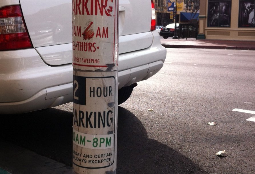 short term parking sign san diego spot angels