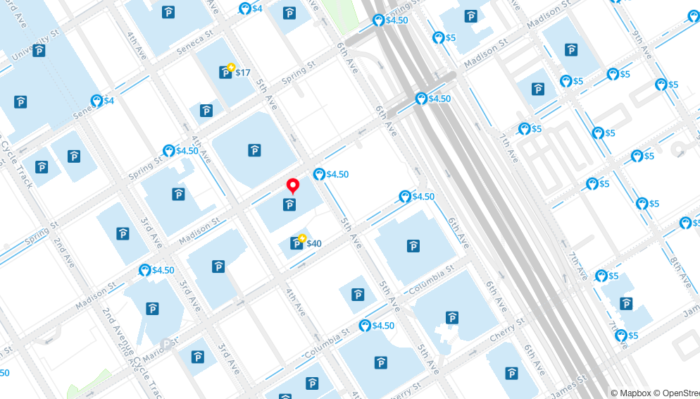 free parking map of seattle spot angels