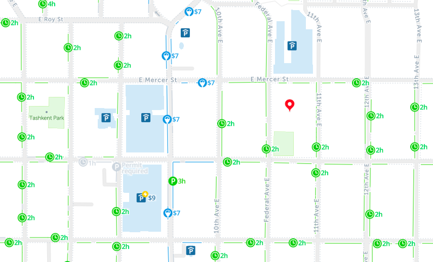 capitol hill seattle free parking map spot angels