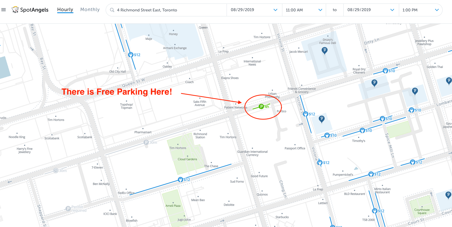 Find Toronto Parking Near Me