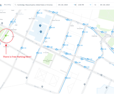 free parking map of cambridge ma