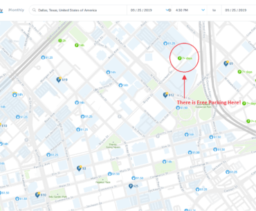 free parking map of dallas, tx