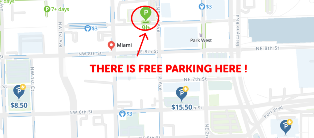 Miami Parking Map