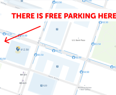 Sacramento Parking Map