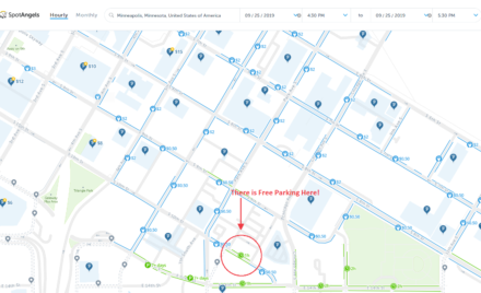 Minneapolis Parking Meter Map 2022 Map Of Free Parking In Minneapolis, Mn - Spotangels