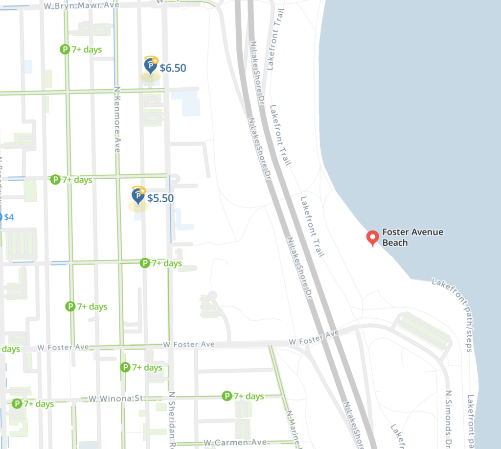 DOWNTOWN CHICAGO MOTORCOACH LOADING ZONES & PARKING LOCATIONS