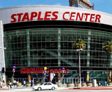 staples center parking spot angels