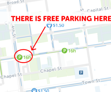 Columbus free parking map