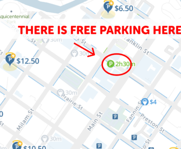 Houston Free Parking Map