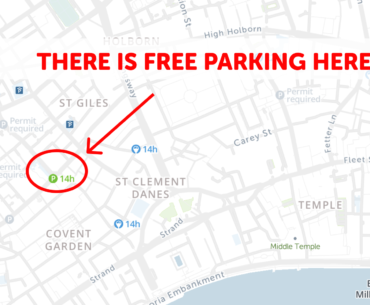 London Free Parking Map