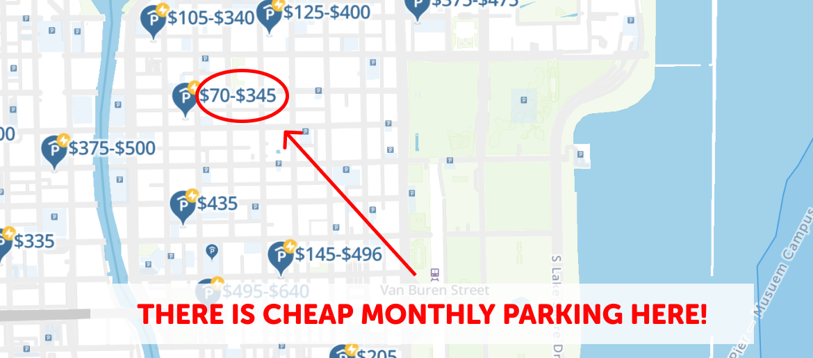 2023 : Map of Free Parking in Chicago - SpotAngels