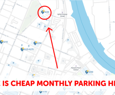 Newark Monthly Parking Map