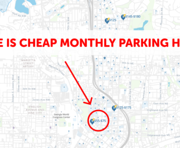 Atlanta Monthly Parking Map