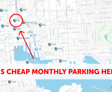 Baltimore Monthly Parking Map