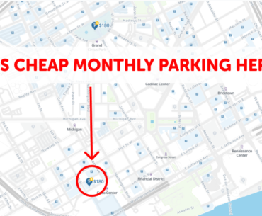 Detroit Monthly Parking Map