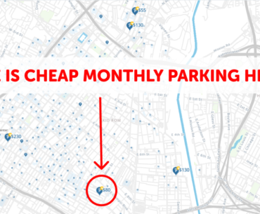 Los Angeles Monthly Parking Map