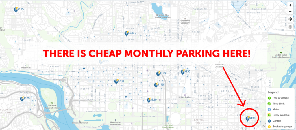 The 2021 Guide To Cheap Monthly Parking In Dc Spotangels [ 451 x 1024 Pixel ]