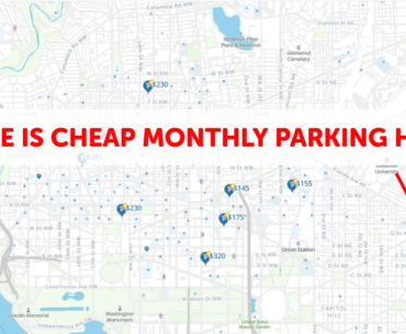 Washington DC Monthly Parking Map