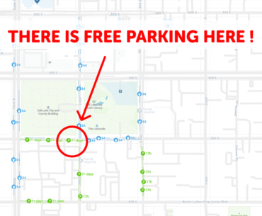 Salt lake city parking map