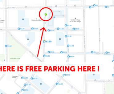 grand rapids parking map