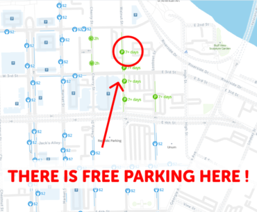 Chattanooga parking map