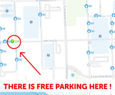 Fort Lauderdale parking map