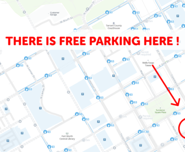 Fort Worth parking map