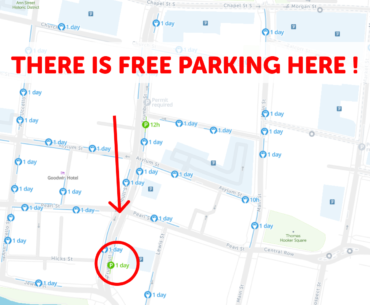 Hartford parking map