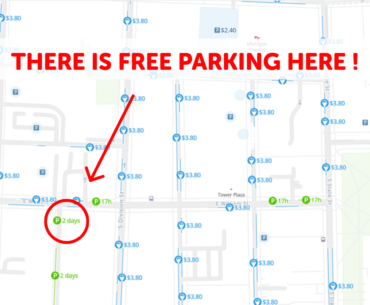 Ann arbor parking map