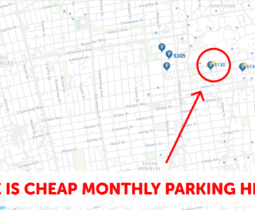 Berkeley Monthly Parking Map