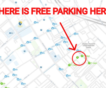Charleston WV parking map