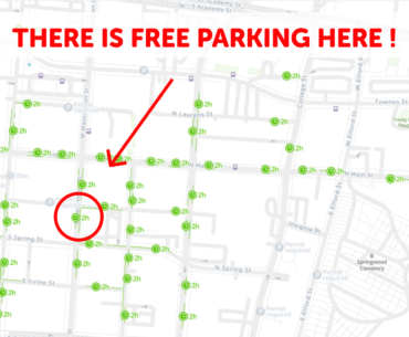 Greenville parking map
