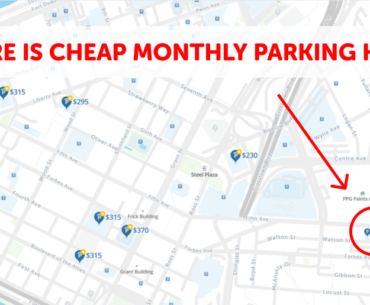 Pittsburgh Monthly Parking Map