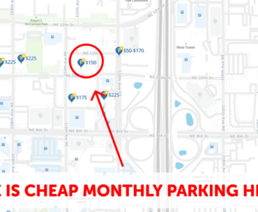bellevue Monthly Parking Map