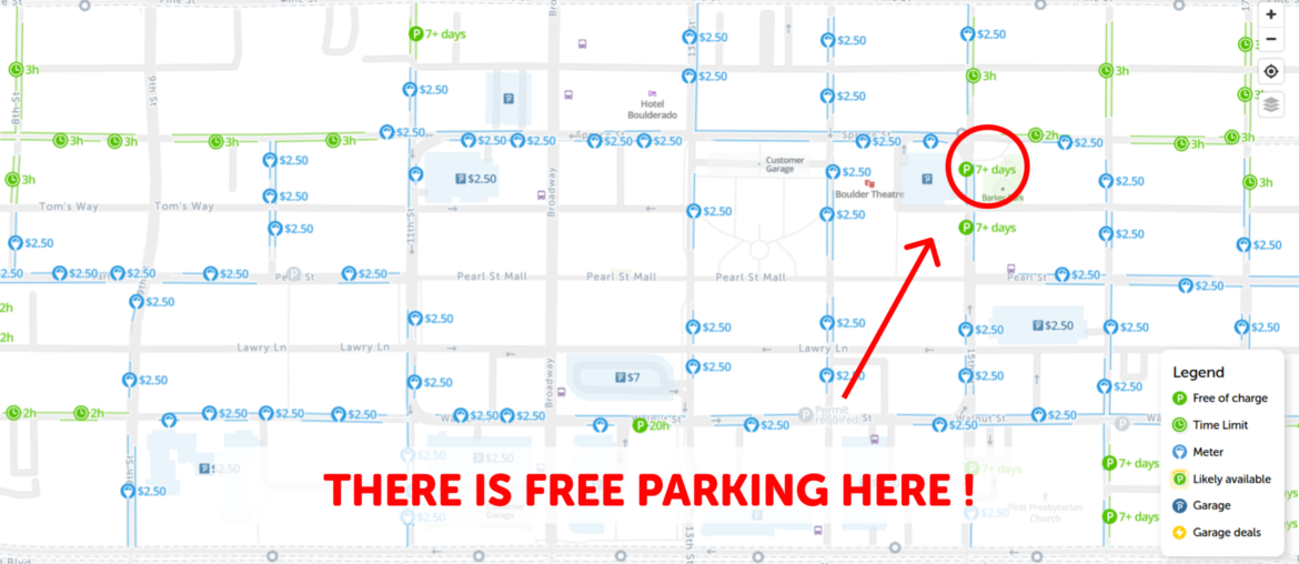 boulder parking map