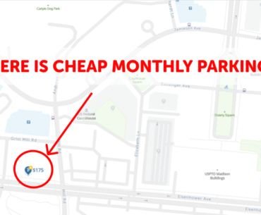 Alexandria VA Monthly Parking Map