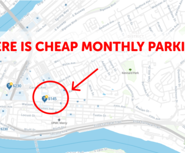 Pittsburgh Monthly Parking Map