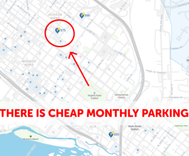 Richmond, VA Monthly parking Map