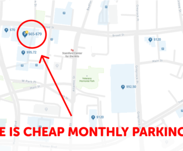 Stamford Monthly parking map