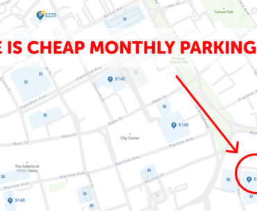 White Plains Monthly Parking Map