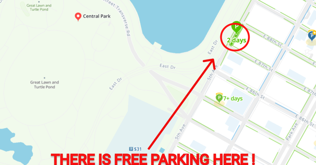 SpotAngels Free Parking Map